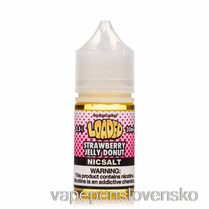 Jahodová želé šiška - Nabité Soli - Neľútostné Výpary - 30ml 10mg Vape Pero